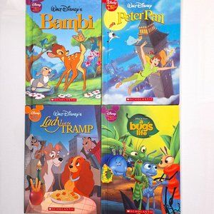 Disney Scholastic Hard Cover Storybooks Set of 4